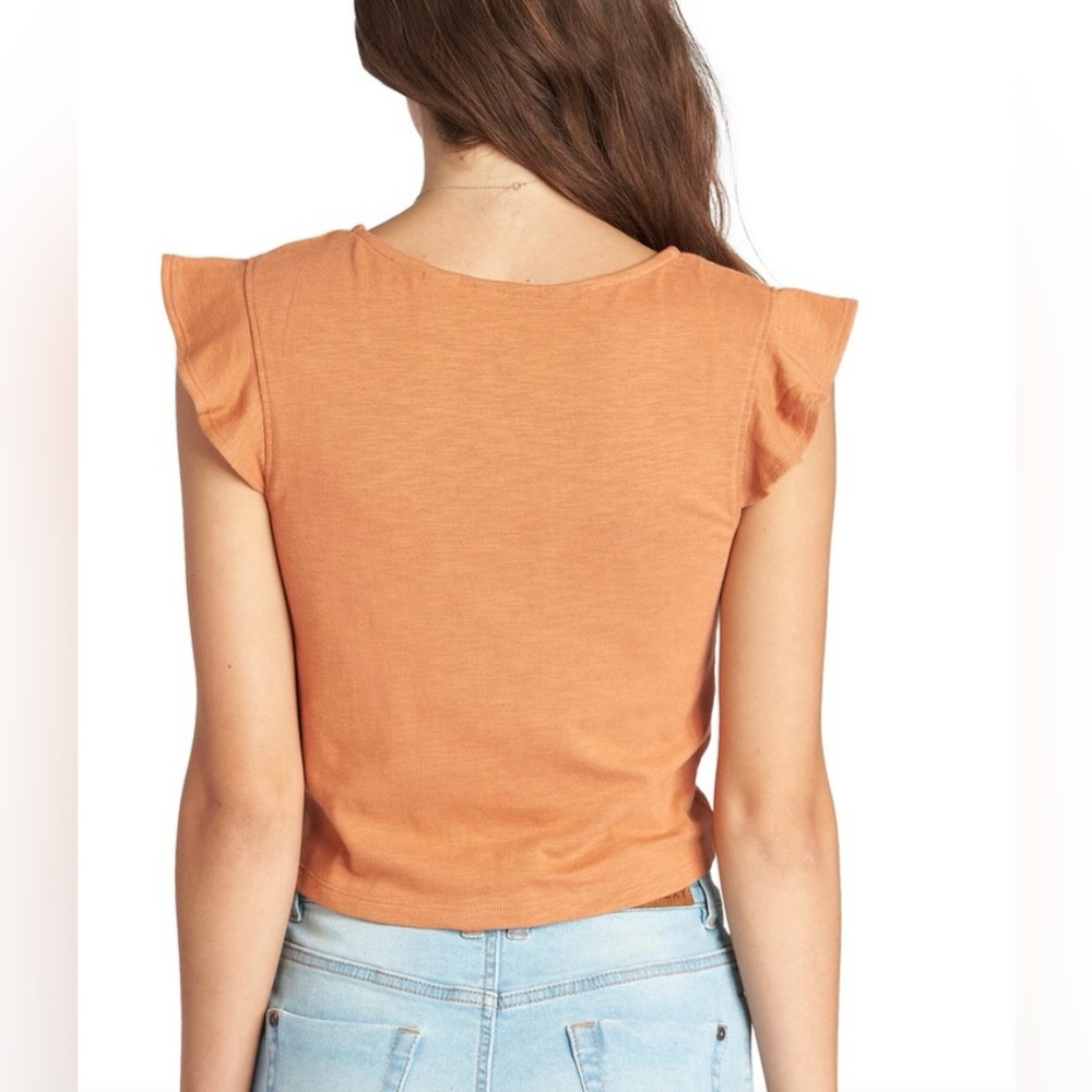NWOT Roxy Flirty Vibe V-neck Top - Picture 4 of 11